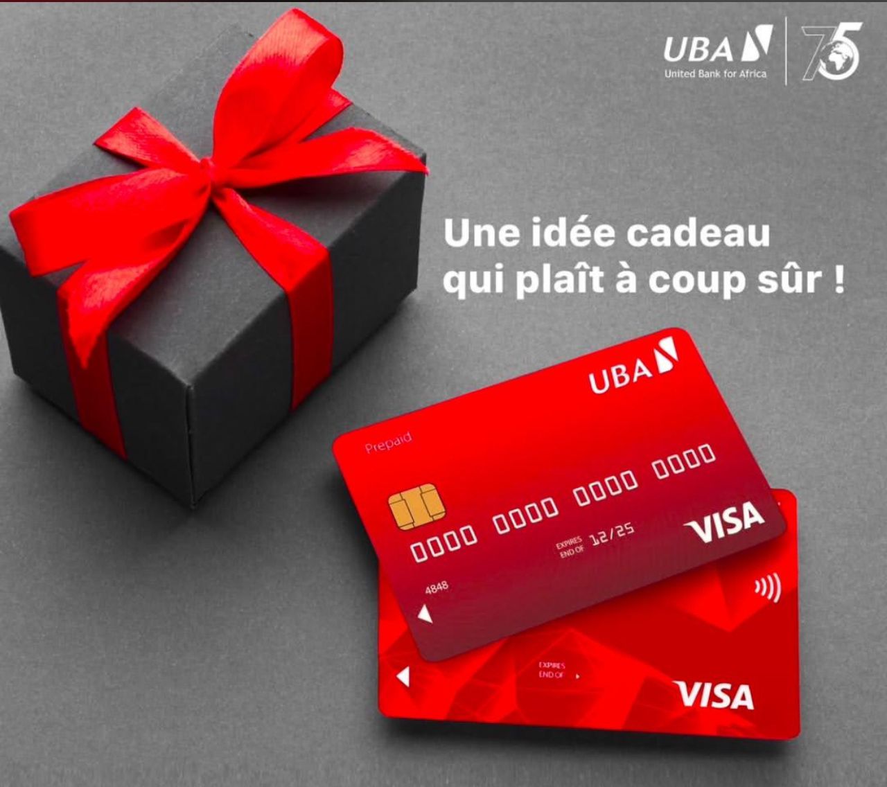 Carte Visa Prépayée UBA